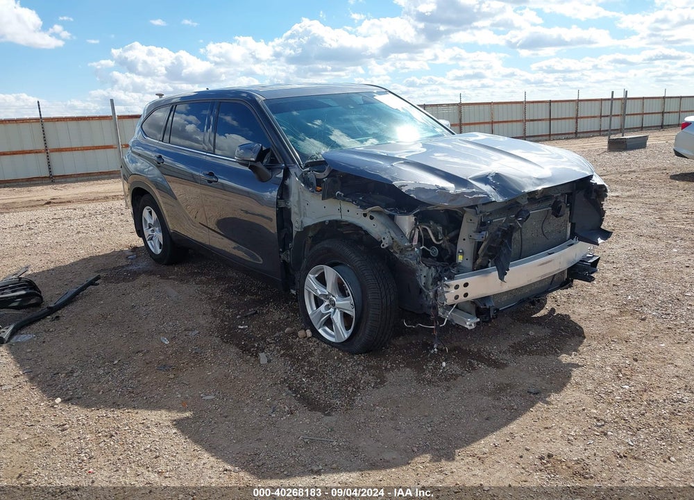 2022 TOYOTA HIGHLANDER L VIN: 5TDCZRBH1NS195900