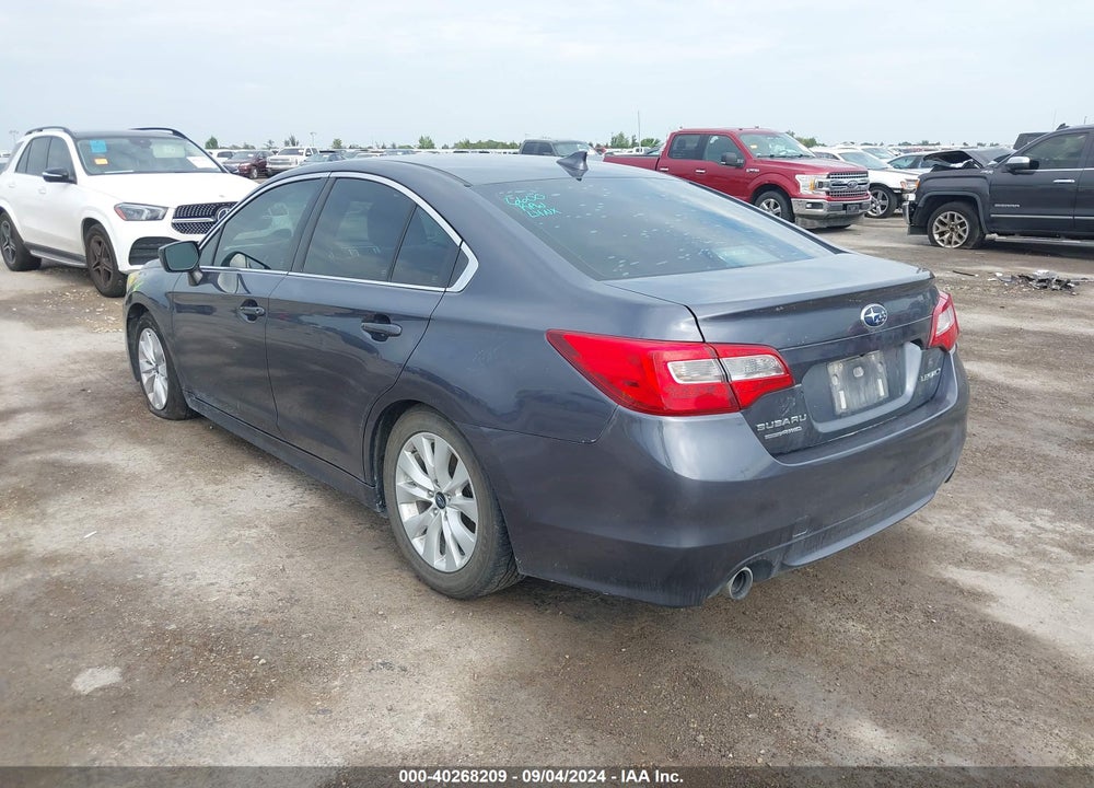 2017 SUBARU LEGACY 2.5I PREMIUM VIN: 4S3BNAC60H3019786