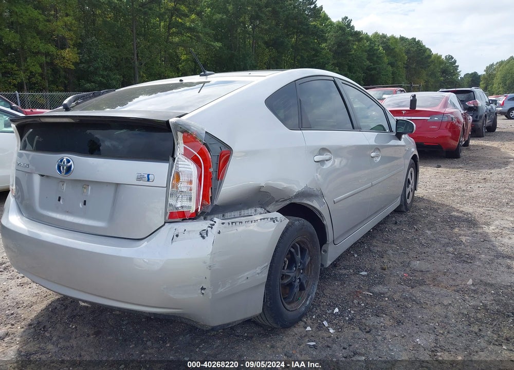 2013 TOYOTA PRIUS THREE VIN: JTDKN3DU5D5541160