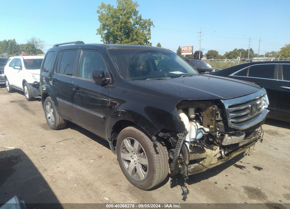 2013 HONDA PILOT TOURING VIN: 5FNYF4H93DB070238