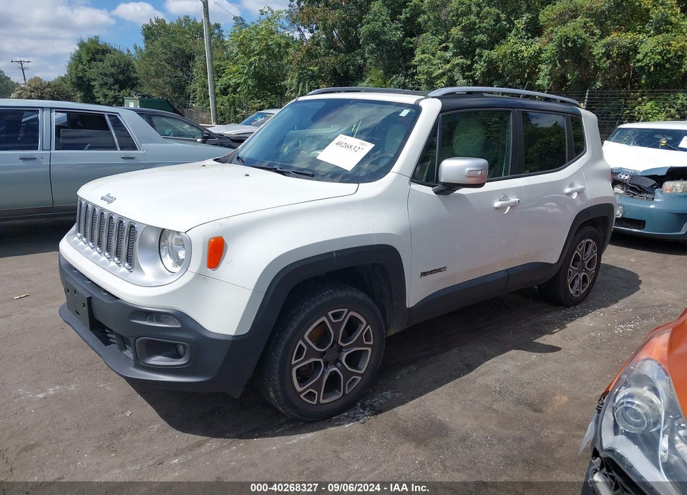 2015 JEEP RENEGADE LIMITED VIN: ZACCJBDT1FPB83499