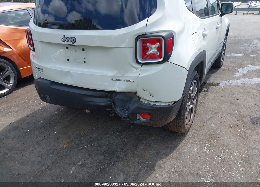 2015 JEEP RENEGADE LIMITED VIN: ZACCJBDT1FPB83499