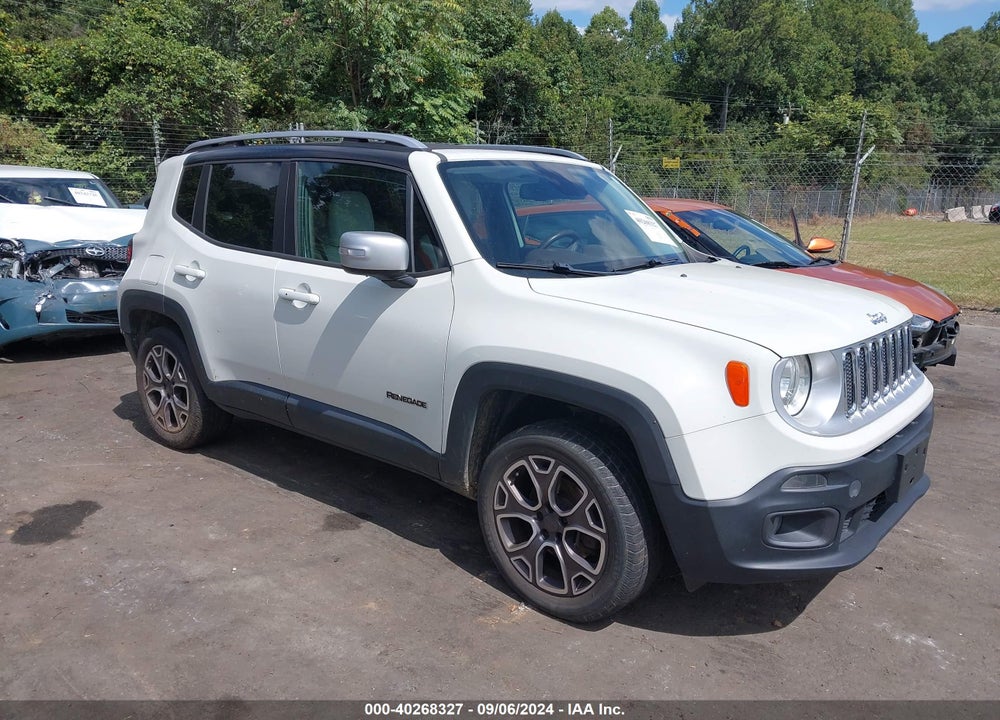 2015 JEEP RENEGADE LIMITED VIN: ZACCJBDT1FPB83499