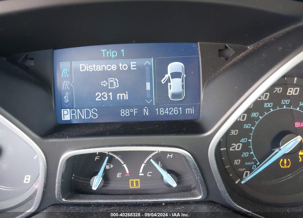 2012 FORD FOCUS VIN: 1FAHP3M29CL349324