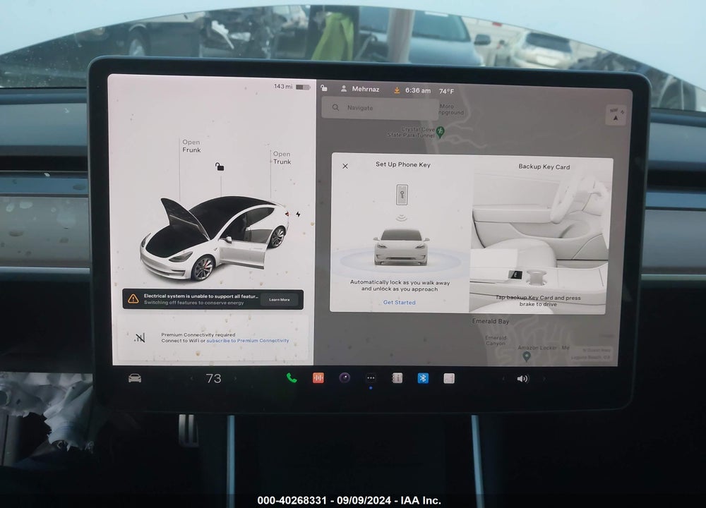2018 TESLA MODEL 3 LONG RANGE/PERFORMANCE VIN: 5YJ3E1EB7JF072718
