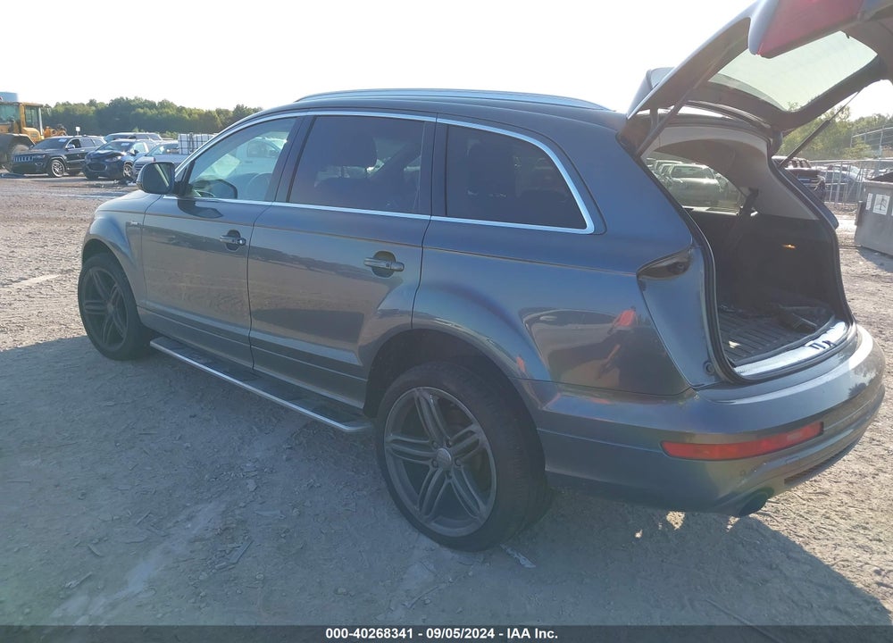 2013 AUDI Q7 3.0T S LINE PRESTIGE VIN: WA1DGAFE0DD014978