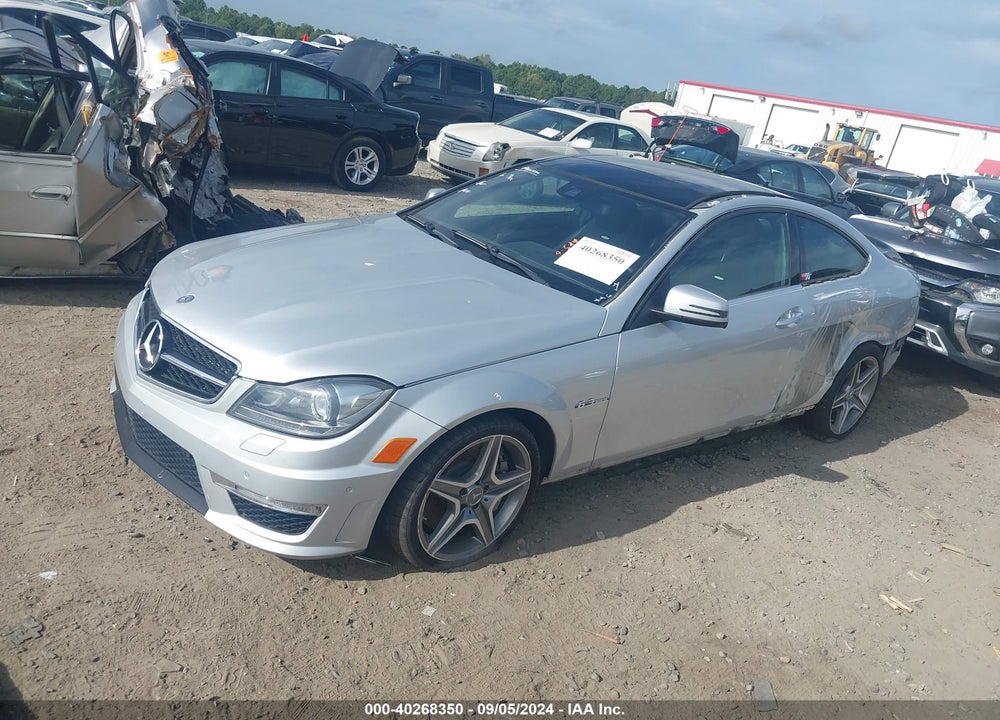 2012 MERCEDES-BENZ C 63 AMG VIN: WDDGJ7HBOCF833377