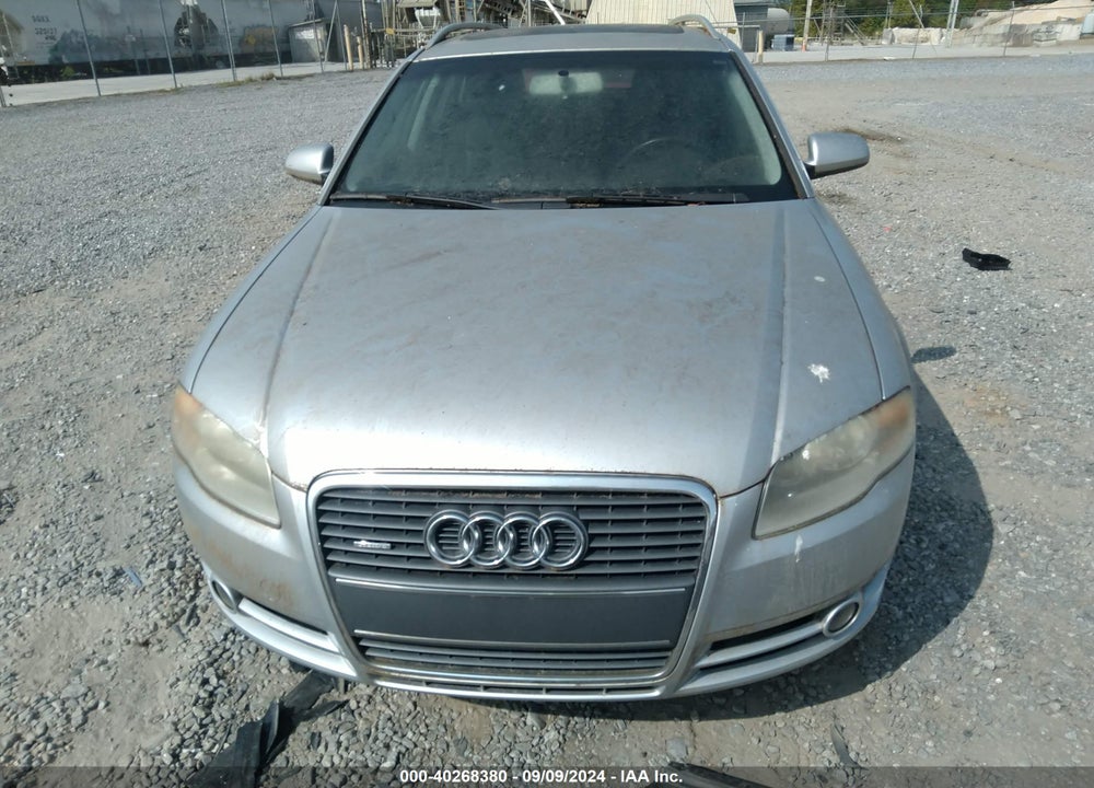 2007 AUDI A4 2.0T AVANT VIN: WAUKF78E27A221309