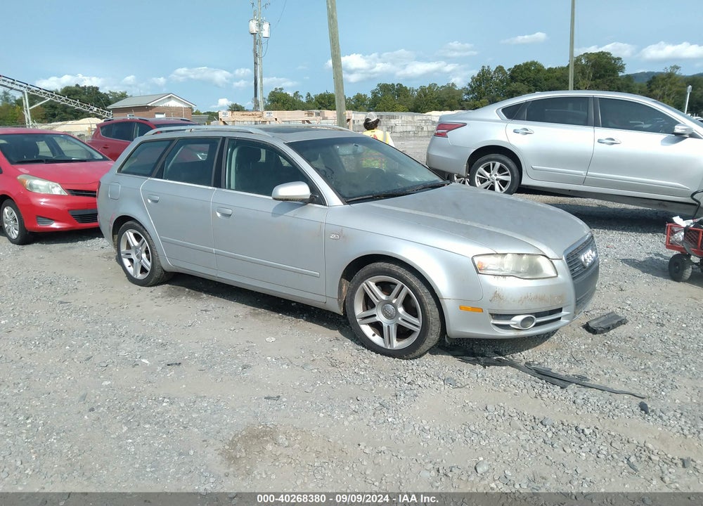 2007 AUDI A4 2.0T AVANT VIN: WAUKF78E27A221309