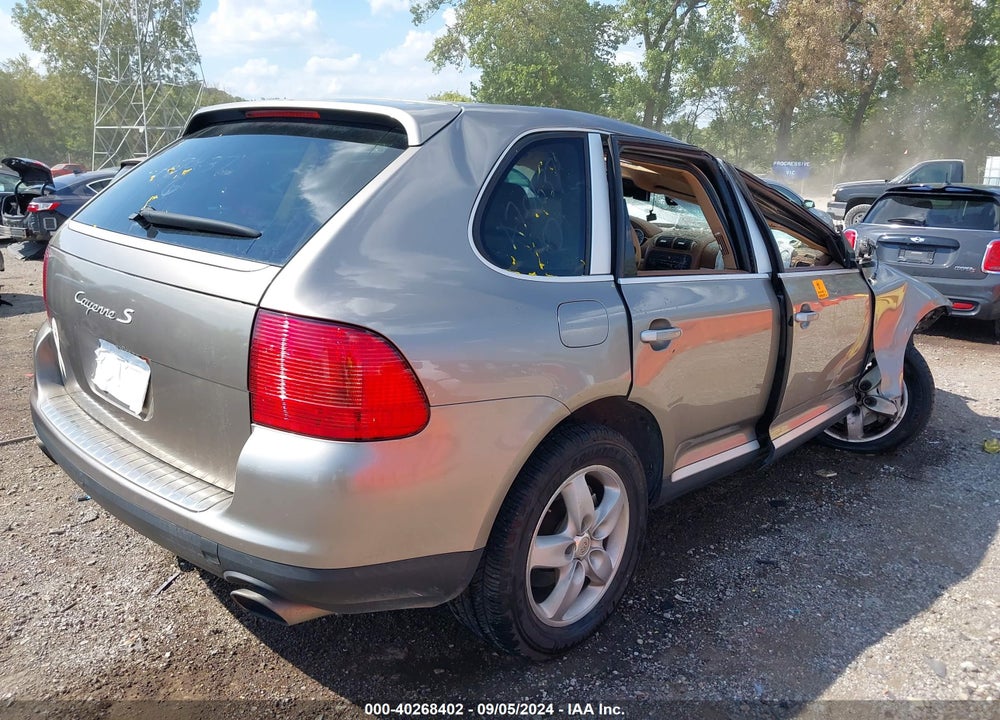 2004 PORSCHE CAYENNE S VIN: WP1AB29P34LA70637
