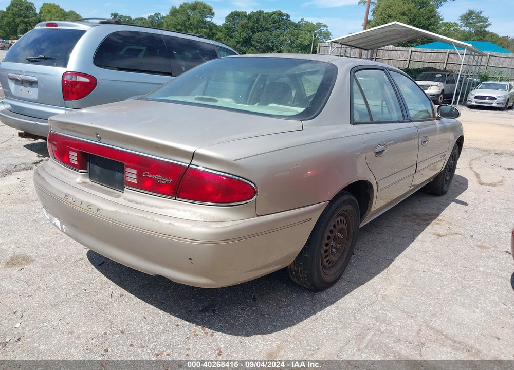 2001 BUICK CENTURY CUSTOM VIN: 2G4WS52J311172113