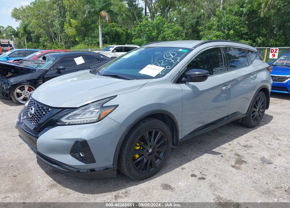 2022 NISSAN MURANO SV FWD VIN: 5N1AZ2BJ8NC124272