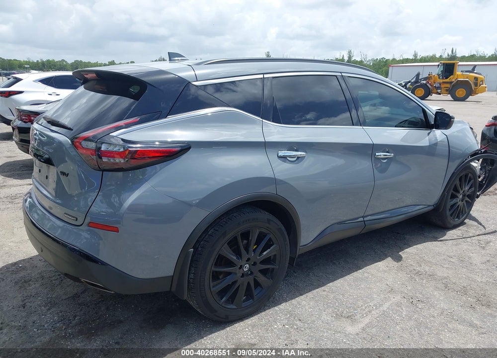 2022 NISSAN MURANO SV FWD VIN: 5N1AZ2BJ8NC124272