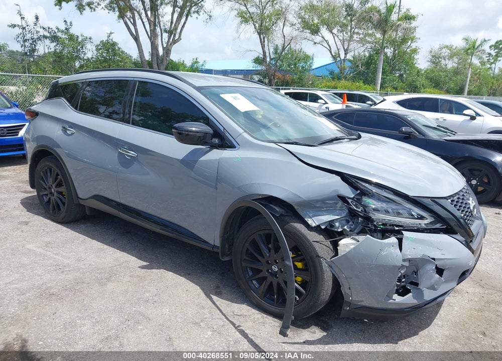 2022 NISSAN MURANO SV FWD VIN: 5N1AZ2BJ8NC124272