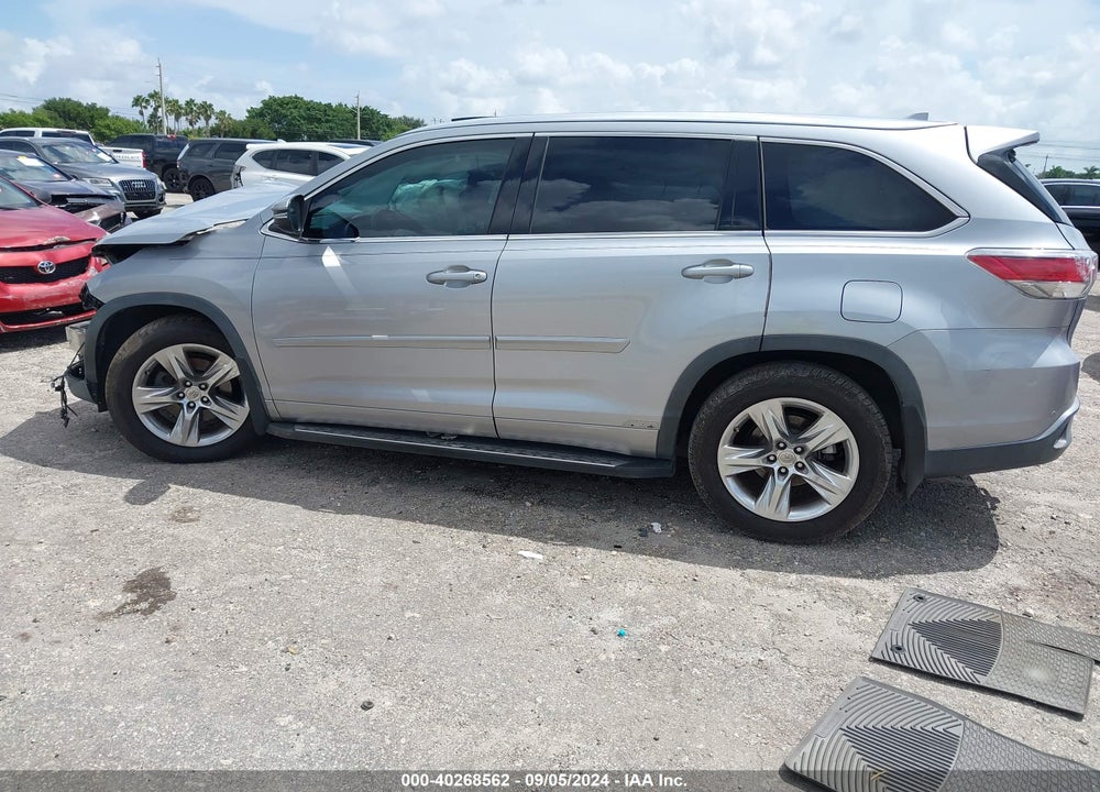 2014 TOYOTA HIGHLANDER LIMITED PLATINUM V6 VIN: 5TDDKRFH8ES067253