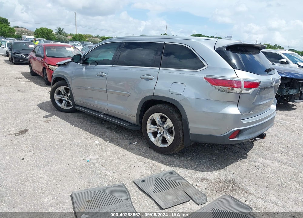 2014 TOYOTA HIGHLANDER LIMITED PLATINUM V6 VIN: 5TDDKRFH8ES067253