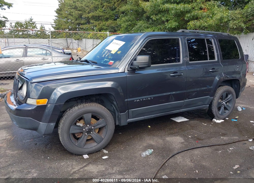 2014 JEEP PATRIOT LATITUDE VIN: 1C4NJRFB3ED821108