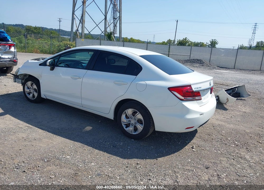2014 HONDA CIVIC LX VIN: 19XFB2F50EE235242