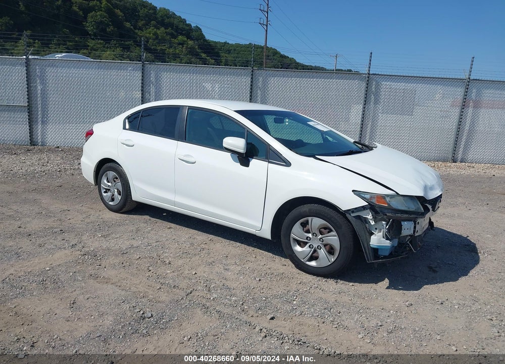 2014 HONDA CIVIC LX VIN: 19XFB2F50EE235242
