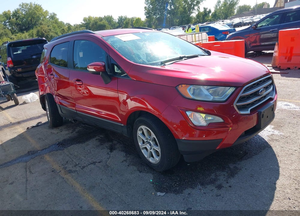2018 FORD ECOSPORT SE VIN: MAJ6P1UL7JC213548