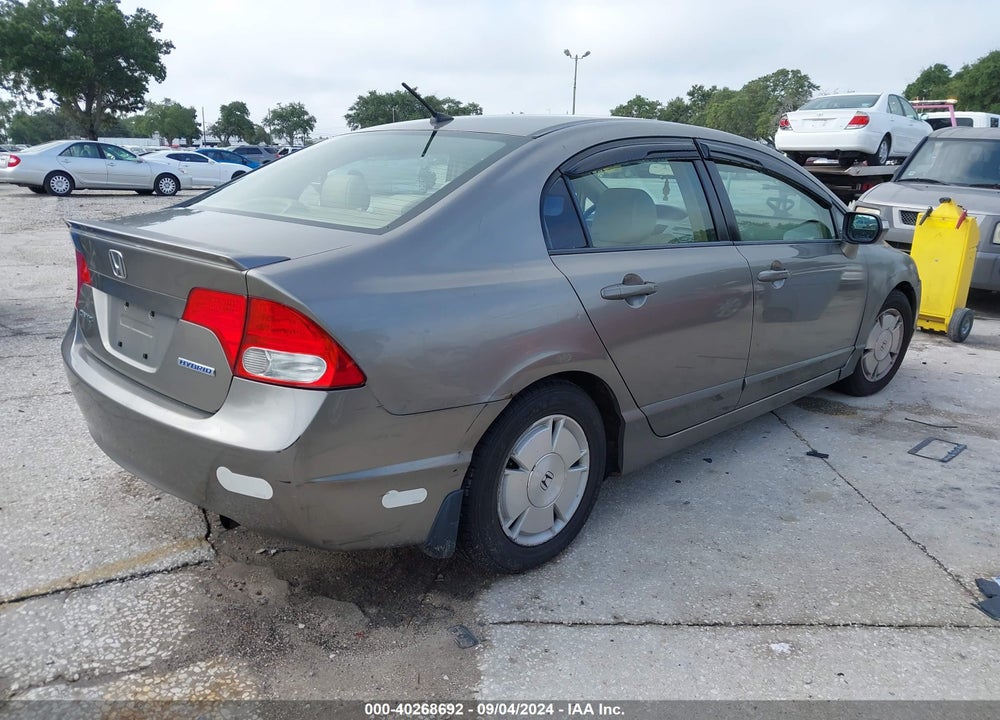 2008 HONDA CIVIC HYBRID VIN: JHMFA36298S018089