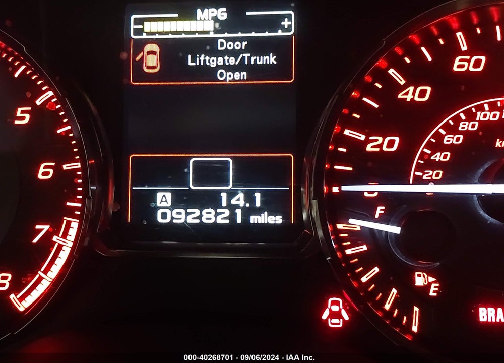 2017 SUBARU WRX PREMIUM VIN: JF1VA1E60H9819965