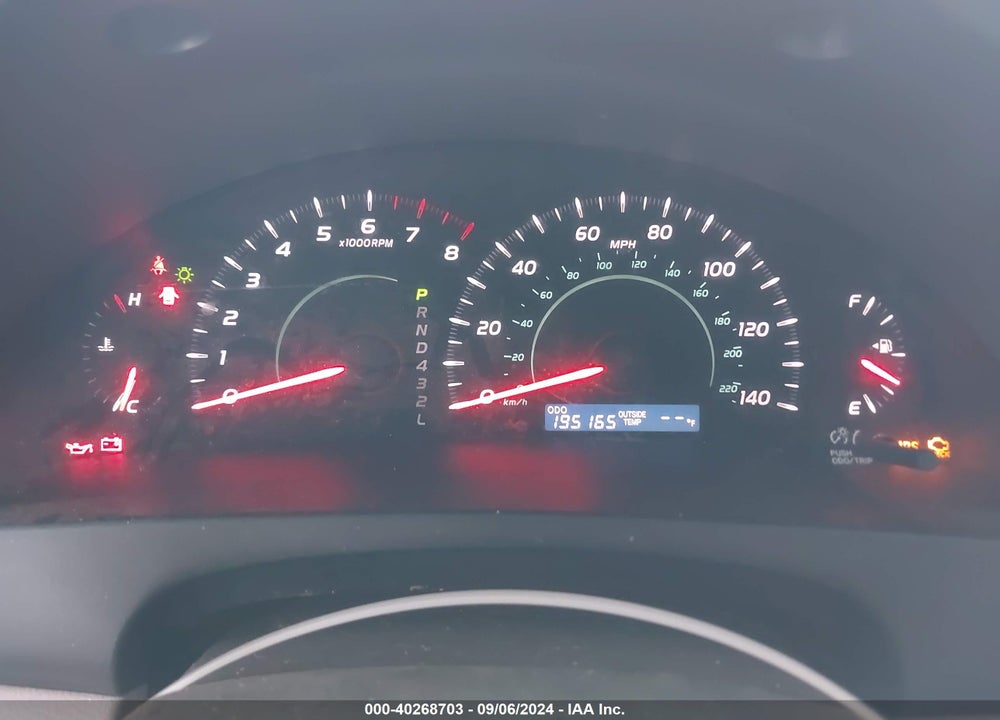 2009 TOYOTA CAMRY LE VIN: 4T1BE46KX9U351719