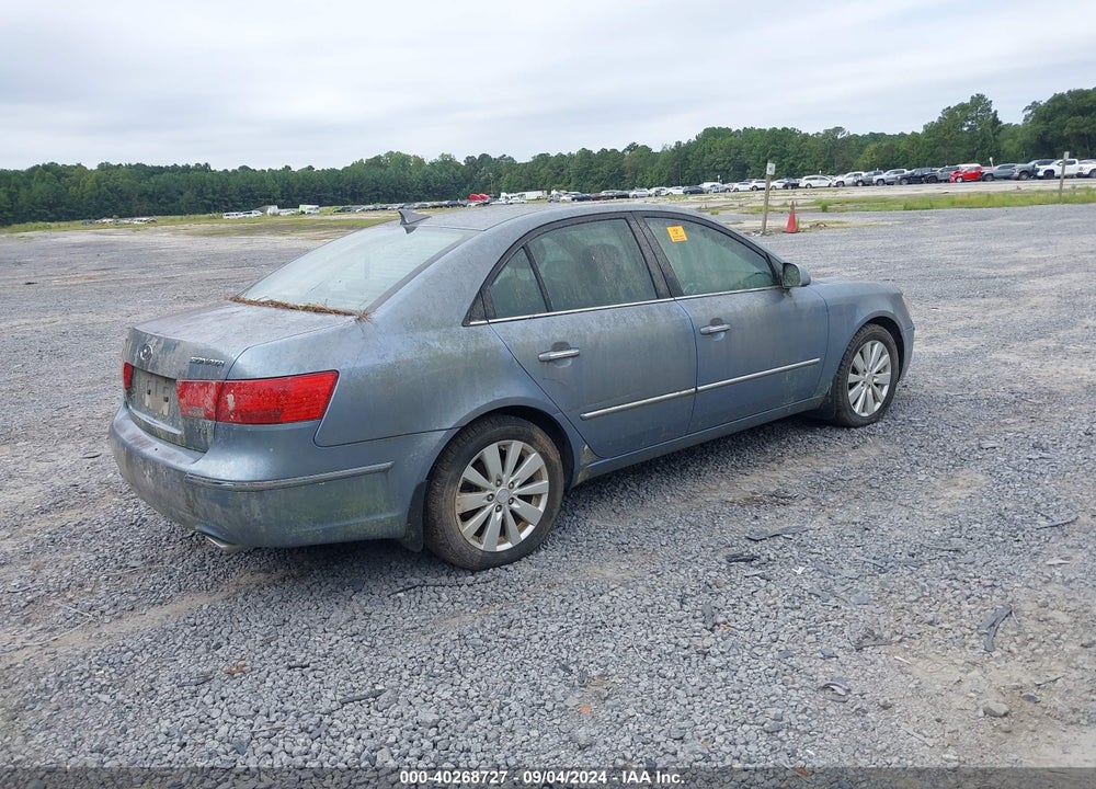 2009 HYUNDAI SONATA LIMITED V6 VIN: 5NPEU46F79H530642