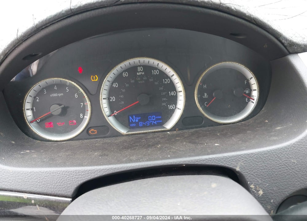 2009 HYUNDAI SONATA LIMITED V6 VIN: 5NPEU46F79H530642