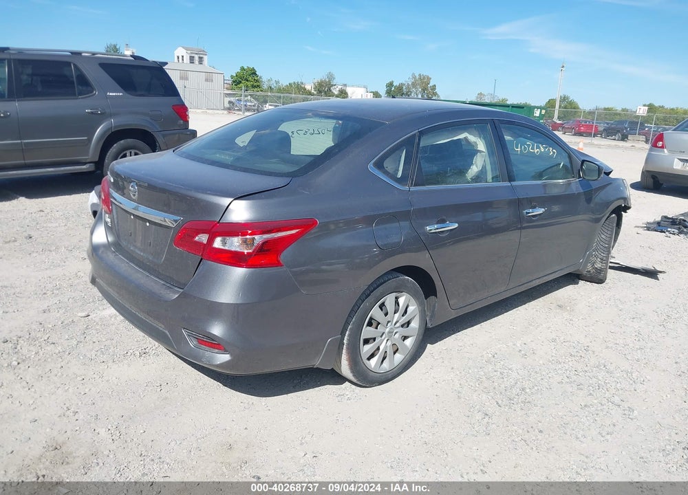 2016 NISSAN SENTRA S VIN: 3N1AB7AP4GL681721