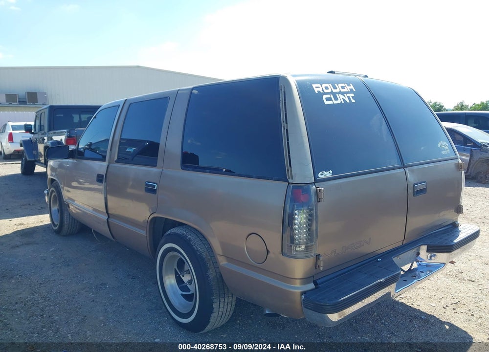 1996 GMC YUKON VIN: 1GKEC13R8TJ734949