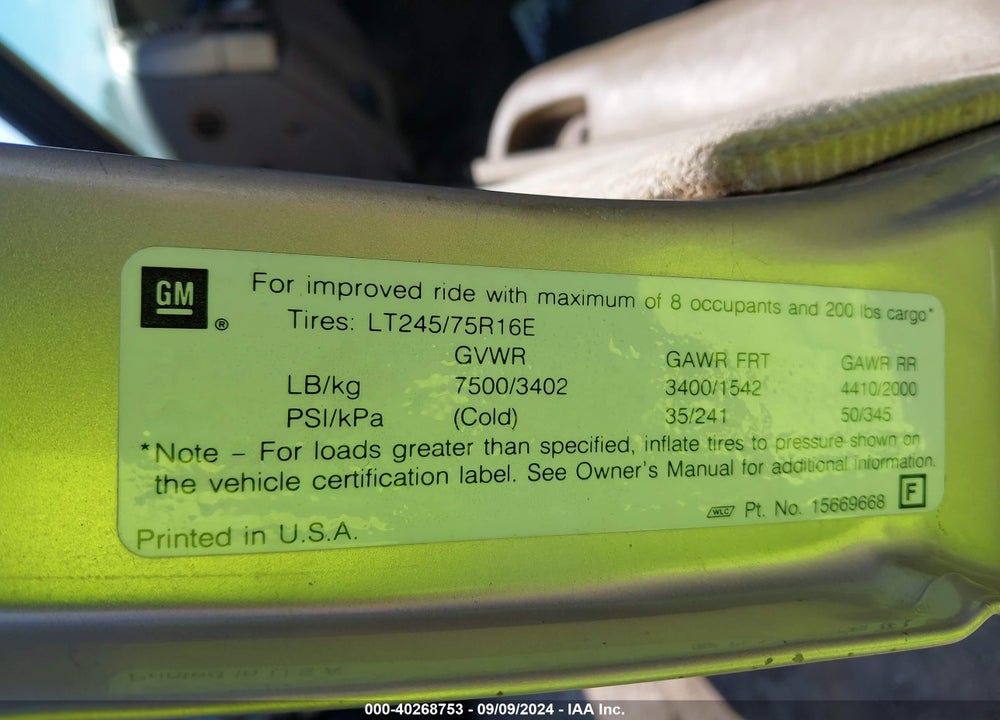 1996 GMC YUKON VIN: 1GKEC13R8TJ734949