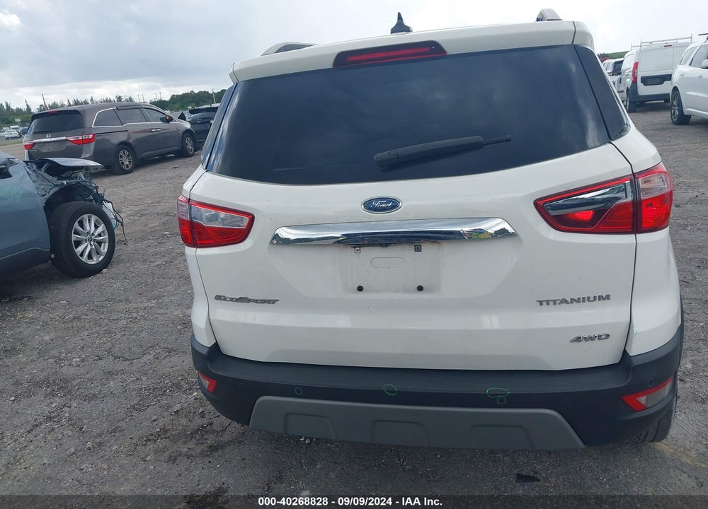 2018 FORD ECOSPORT TITANIUM VIN: MAJ6P1WL8JC198684