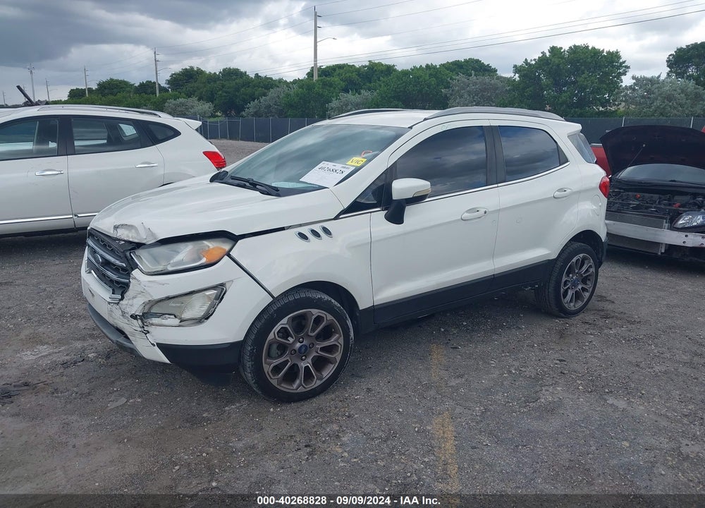2018 FORD ECOSPORT TITANIUM VIN: MAJ6P1WL8JC198684