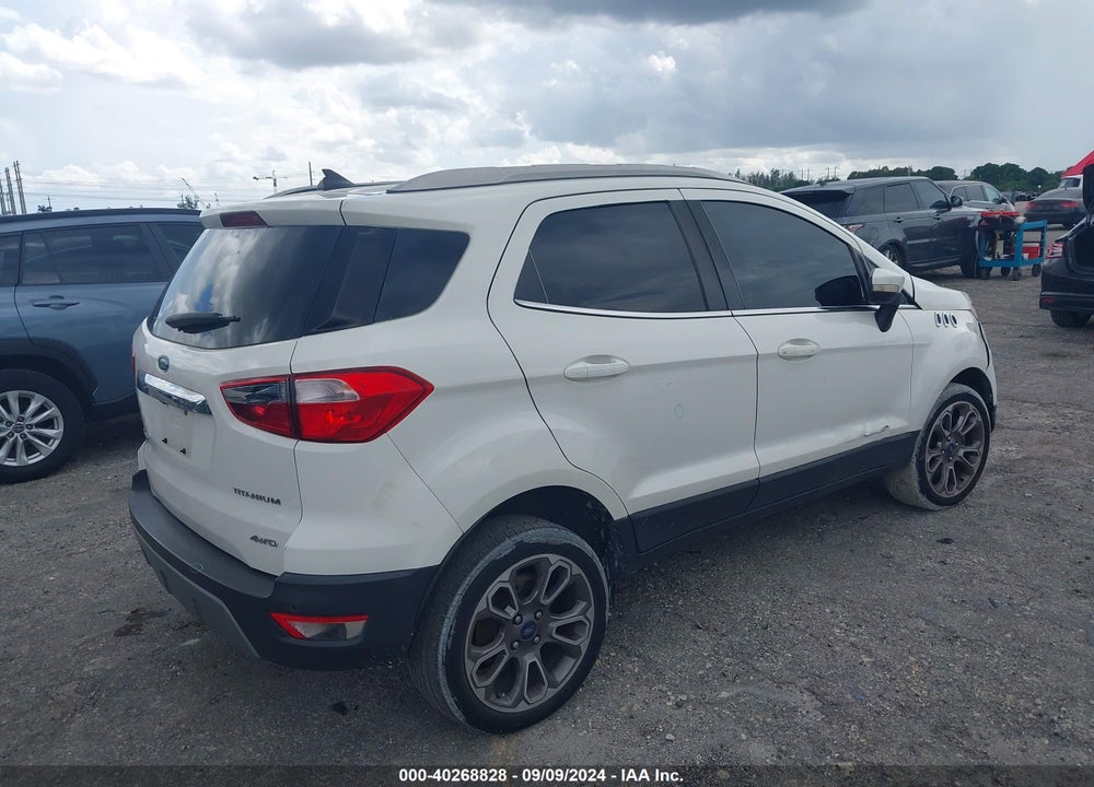 2018 FORD ECOSPORT TITANIUM VIN: MAJ6P1WL8JC198684