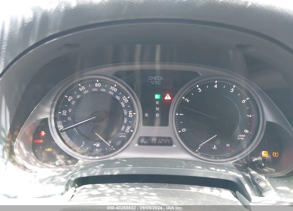 2007 LEXUS IS 250 VIN: JTHBK262872055624