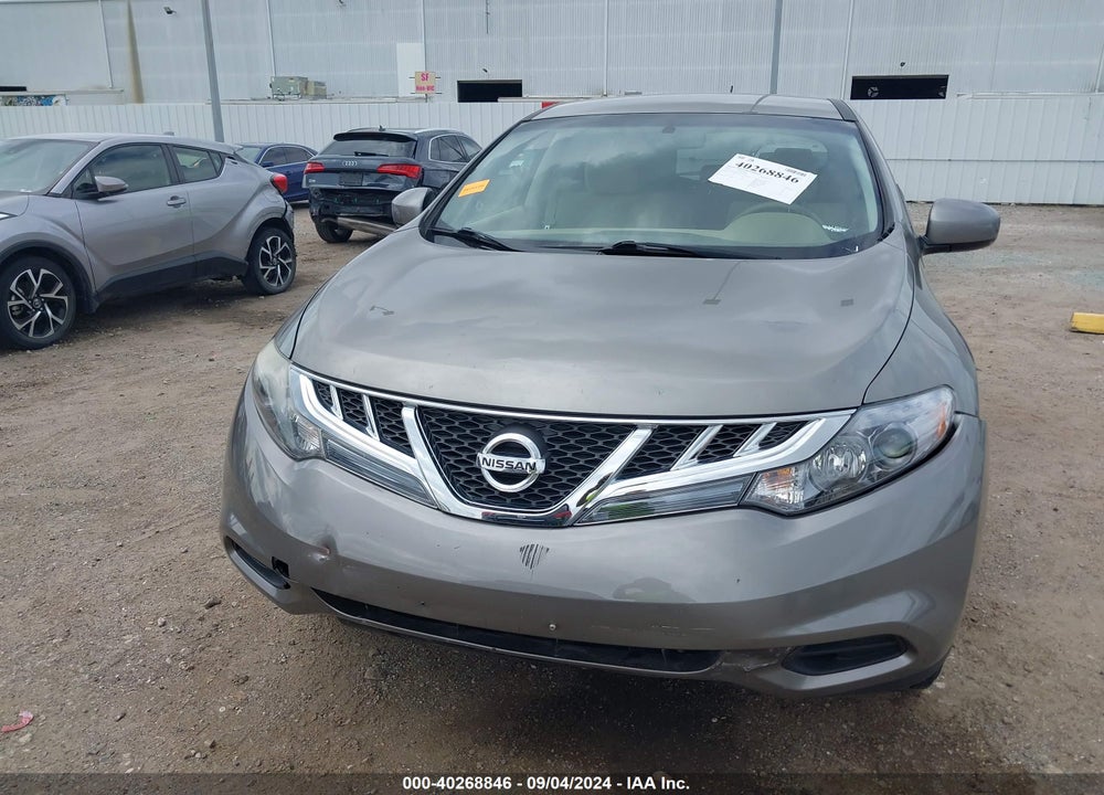 2012 NISSAN MURANO S VIN: JN8AZ1MU6CW103264