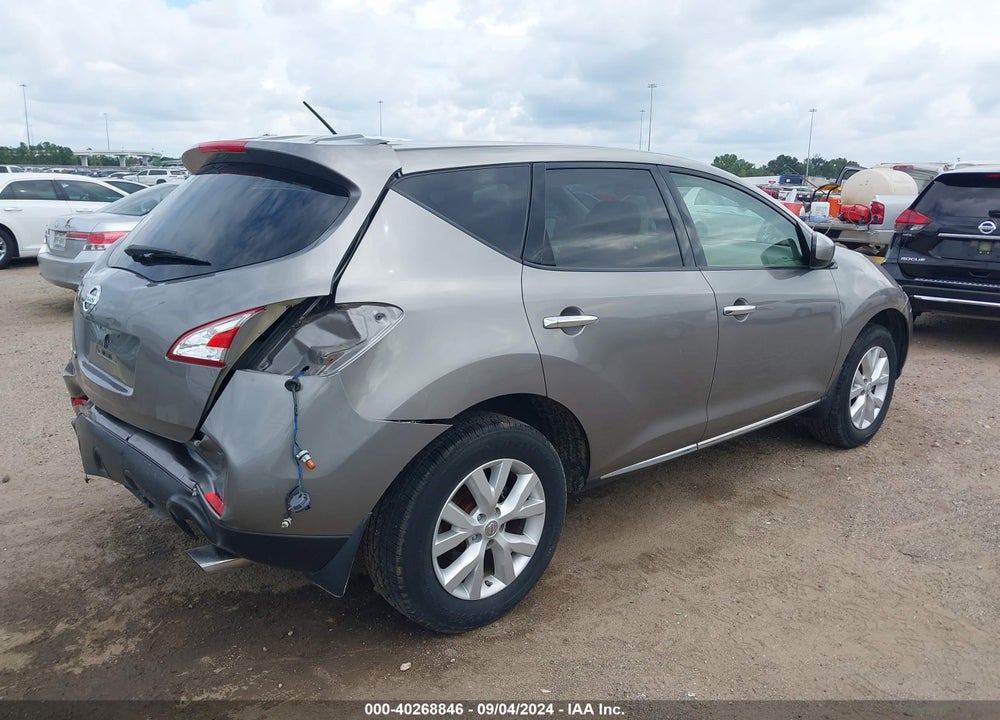 2012 NISSAN MURANO S VIN: JN8AZ1MU6CW103264