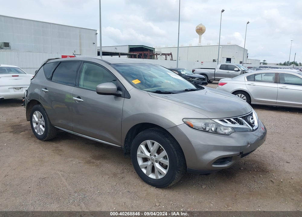 2012 NISSAN MURANO S VIN: JN8AZ1MU6CW103264