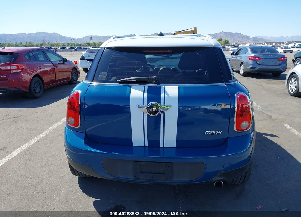 2011 MINI COOPER COUNTRYMAN VIN: WMWZB3C51BWM00267