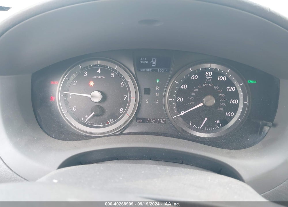 2009 LEXUS ES 350 VIN: JTHBJ46G692299897
