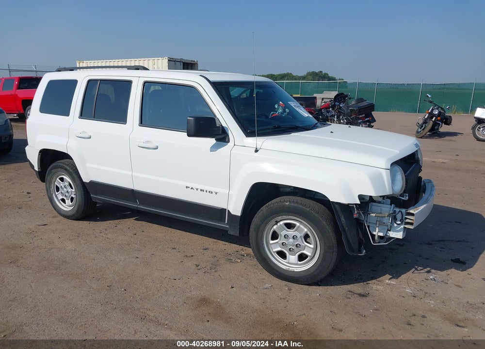 2017 JEEP PATRIOT SPORT 4X4 VIN: 1C4NJRBB6HD106754