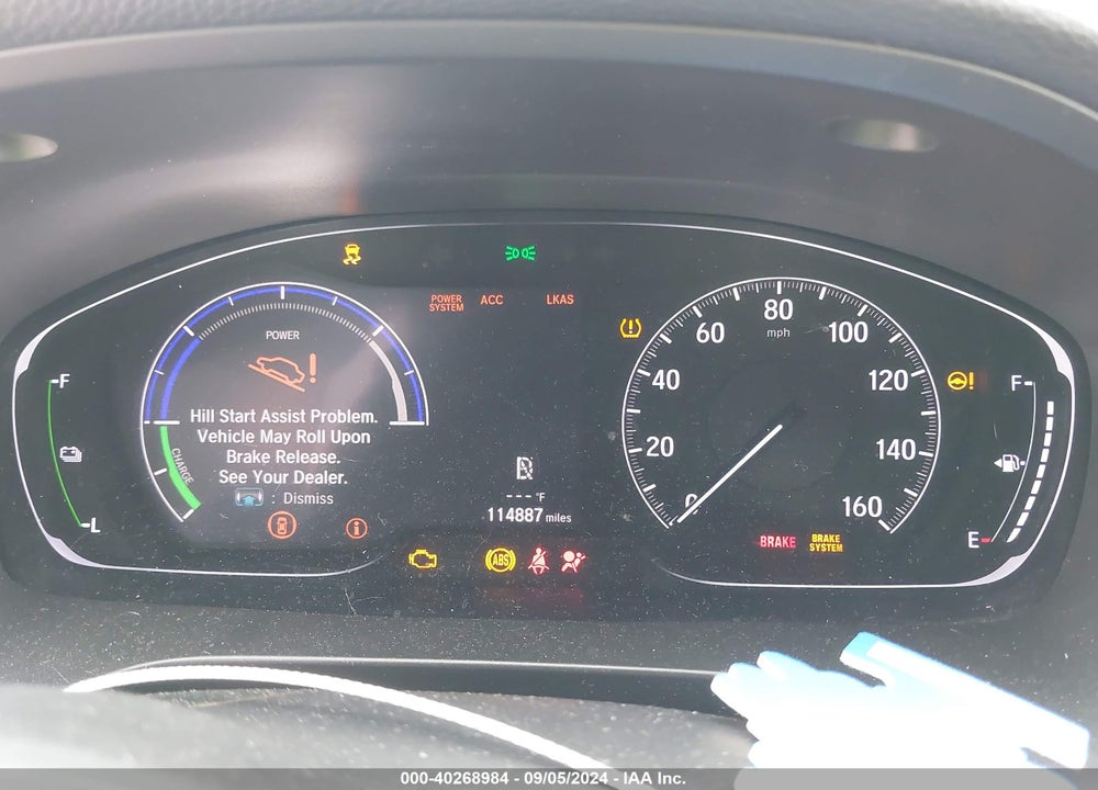 2019 HONDA INSIGHT TOURING VIN: 19XZE4F99KE001082