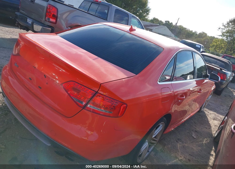 2010 AUDI S4 3.0 PREMIUM PLUS VIN: WAUKGBFL8AA112751