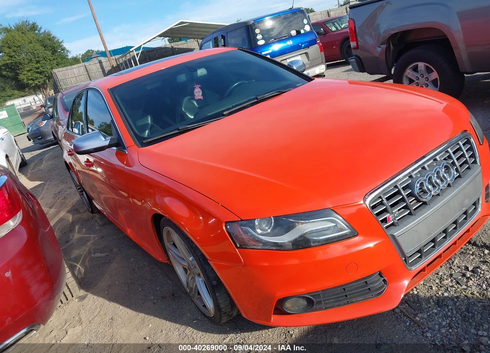 2010 AUDI S4 3.0 PREMIUM PLUS VIN: WAUKGBFL8AA112751