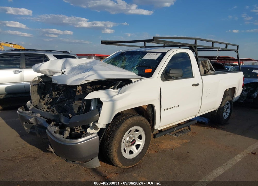 2014 CHEVROLET SILVERADO 1500 WORK TRUCK 1WT VIN: 1GCNCPEH2EZ307872