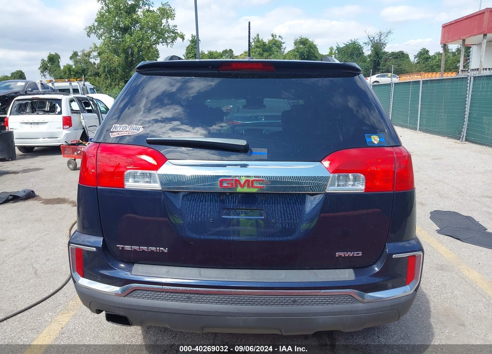2016 GMC TERRAIN SLT VIN: 2GKFLUEK7G6212659