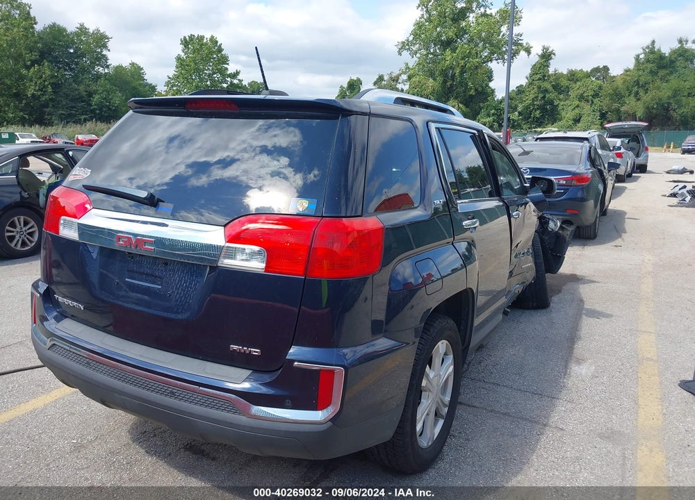 2016 GMC TERRAIN SLT VIN: 2GKFLUEK7G6212659