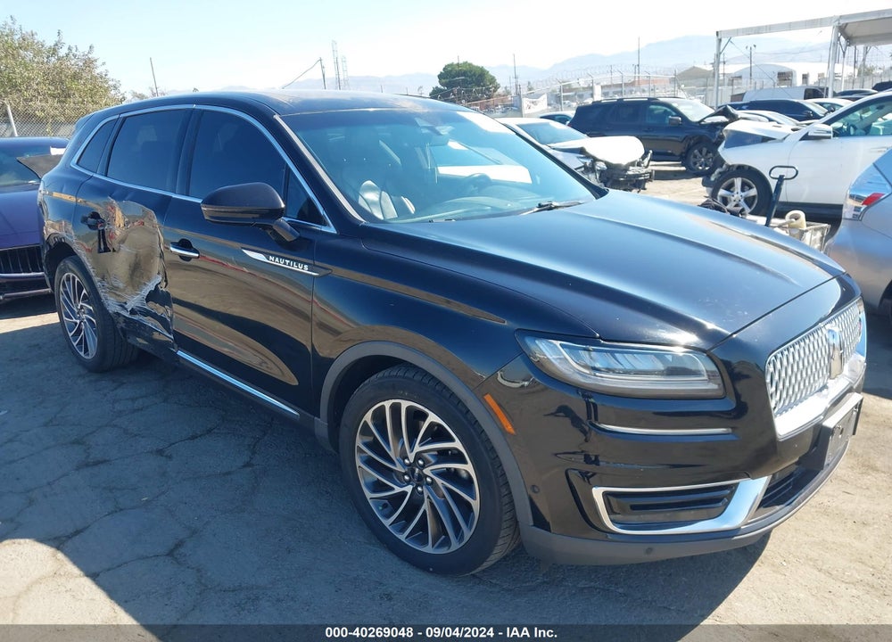 2019 LINCOLN NAUTILUS RESERVE VIN: 2LMPJ6L93KBL39622