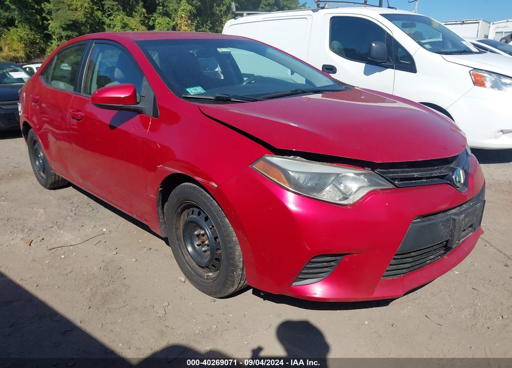 2014 TOYOTA COROLLA LE VIN: 2T1BURHE9EC033206